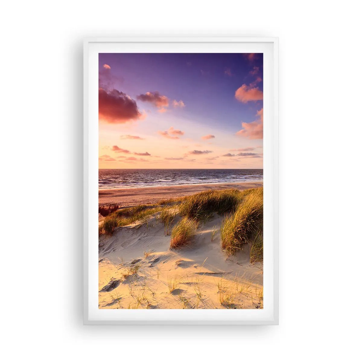 Plagát v bielom ráme - Už letom vonia vzduch - 61x91 cm