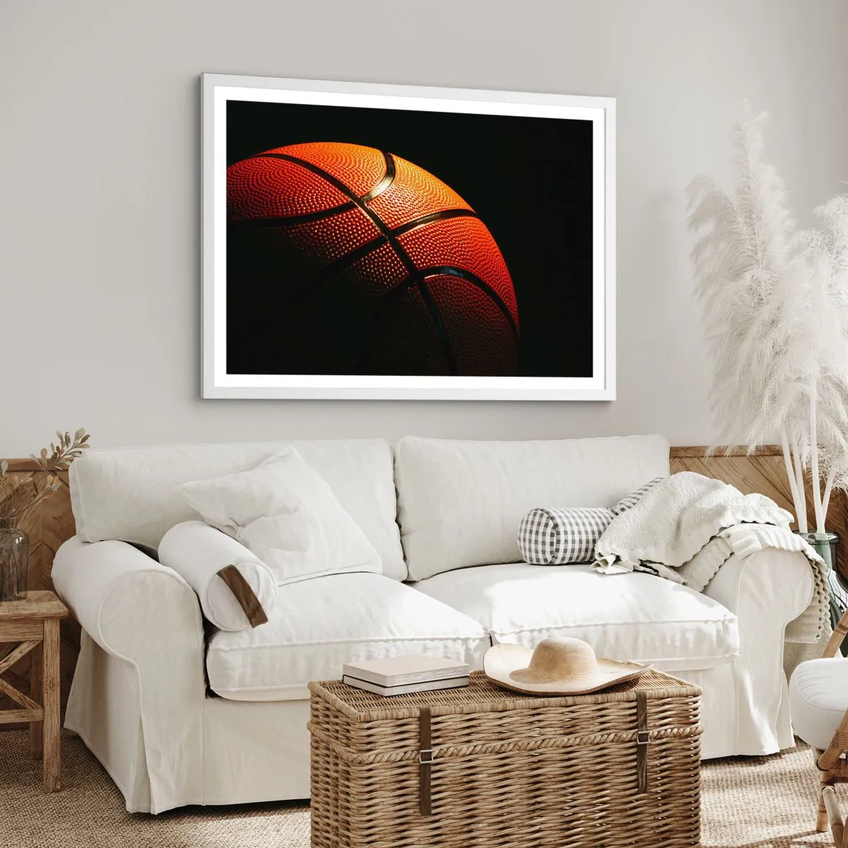 Plagát v bielom ráme - Krásna ako planéta - 70x50 cm