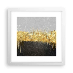 Plagát v bielom ráme - Dovnútra a nahor - 30x30 cm