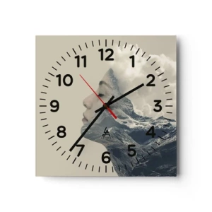 Nástenné hodiny - Krása živlov - 40x40 cm