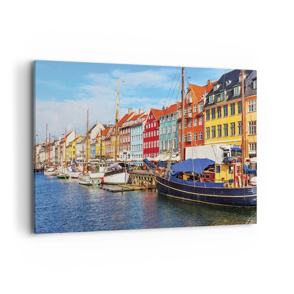 Obraz na plátne - Radostné nábrežie - 100x70 cm