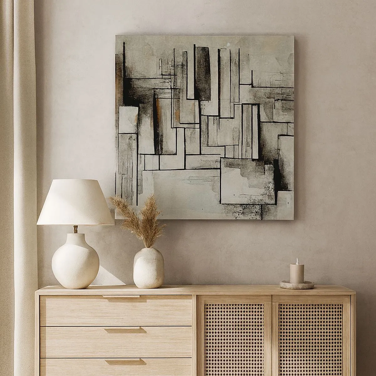 Obraz na plátne - Sila jednoduchosti - 30x30 cm