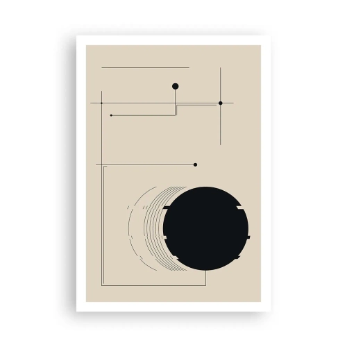 Plagát - Pružná a dynamická kompozícia - 70x100 cm