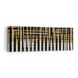 Obraz na plátne - Architektonická abstrakcia - 90x30 cm