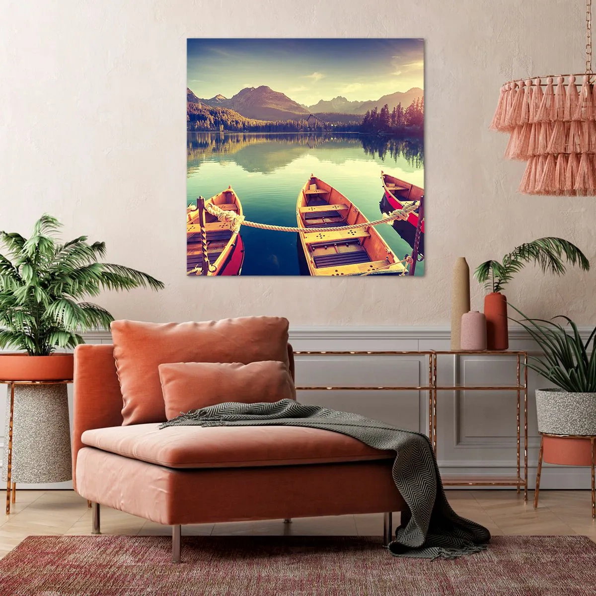 Obraz na plátne - Žiť podľa jej zákonov - 50x50 cm