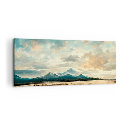 Obraz na plátne - Pod ochranou neba - 100x40 cm