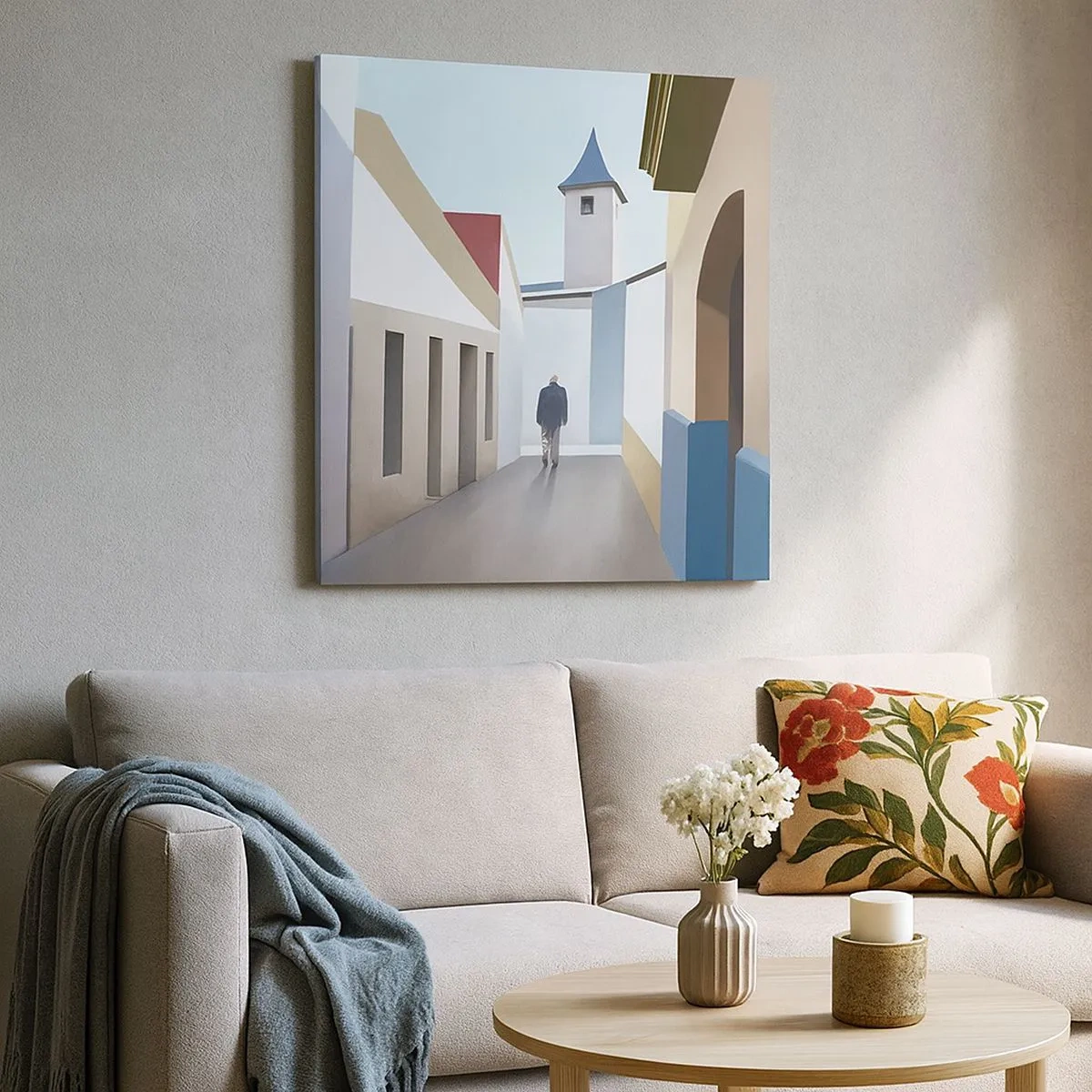 Obraz na plátne - Slnečná prechádzka - 30x30 cm