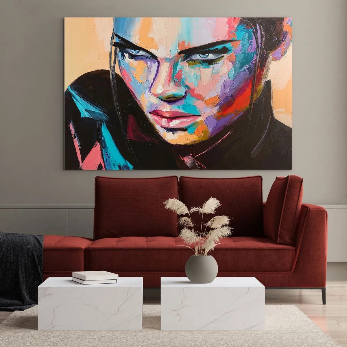 Obraz na skle - Divokosť v srdci - 100x70 cm