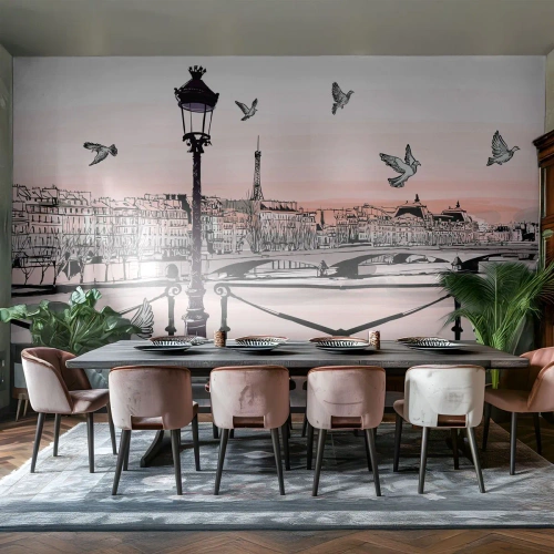 Fototapeta Standard Eco - Nad strechami Paríža - Architektúra, Mesto, Paríž - 350x256 cm