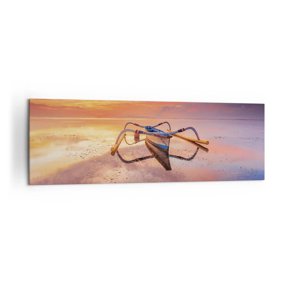 Obraz na plátne - Pokoj tropického večera - 160x50 cm