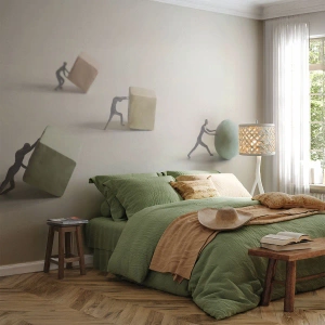 Samolepiaca Fototapeta Deluxe Sticker - Život samotný - Abstrakcia, Ľudia, Práca - 400x280 cm