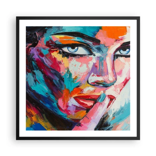 Plagát v čiernom ráme - Naše prvé tajomstvo - 60x60 cm