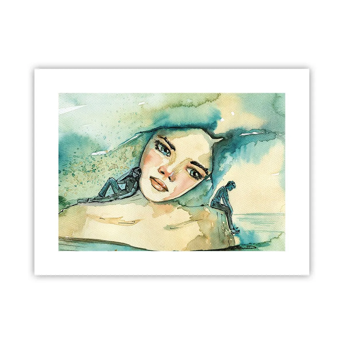 Plagát - Am I blue? - 40x30 cm