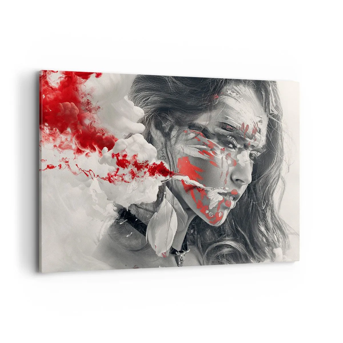 Obraz na plátne - V škárach absurdity - 100x70 cm