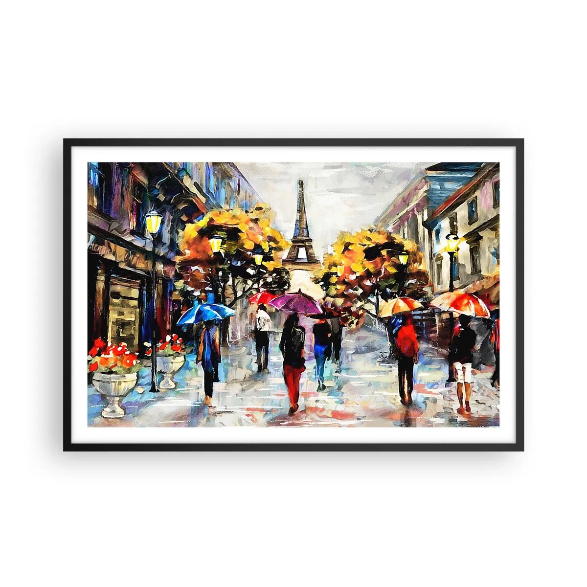Plagát v čiernom ráme - Na jeseň obzvlášť krásny - 91x61 cm