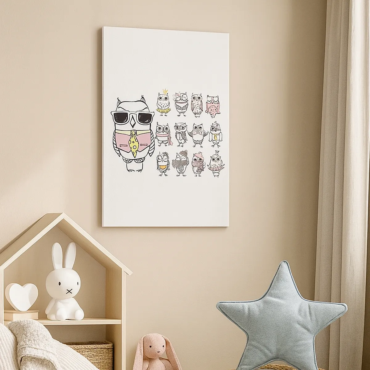 Obraz na plátne - Toľko rolí na hranie - 50x70 cm