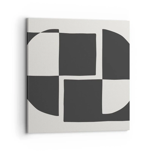 Obraz na plátne - Antitéza – syntéza - 70x70 cm