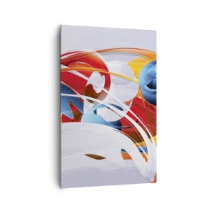 Obraz na plátne - Tanec živlov - 80x120 cm