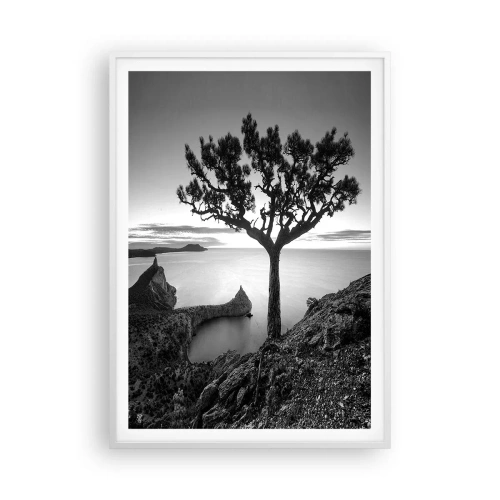 Plagát v bielom ráme - Pokoj až k horizontu - 70x100 cm