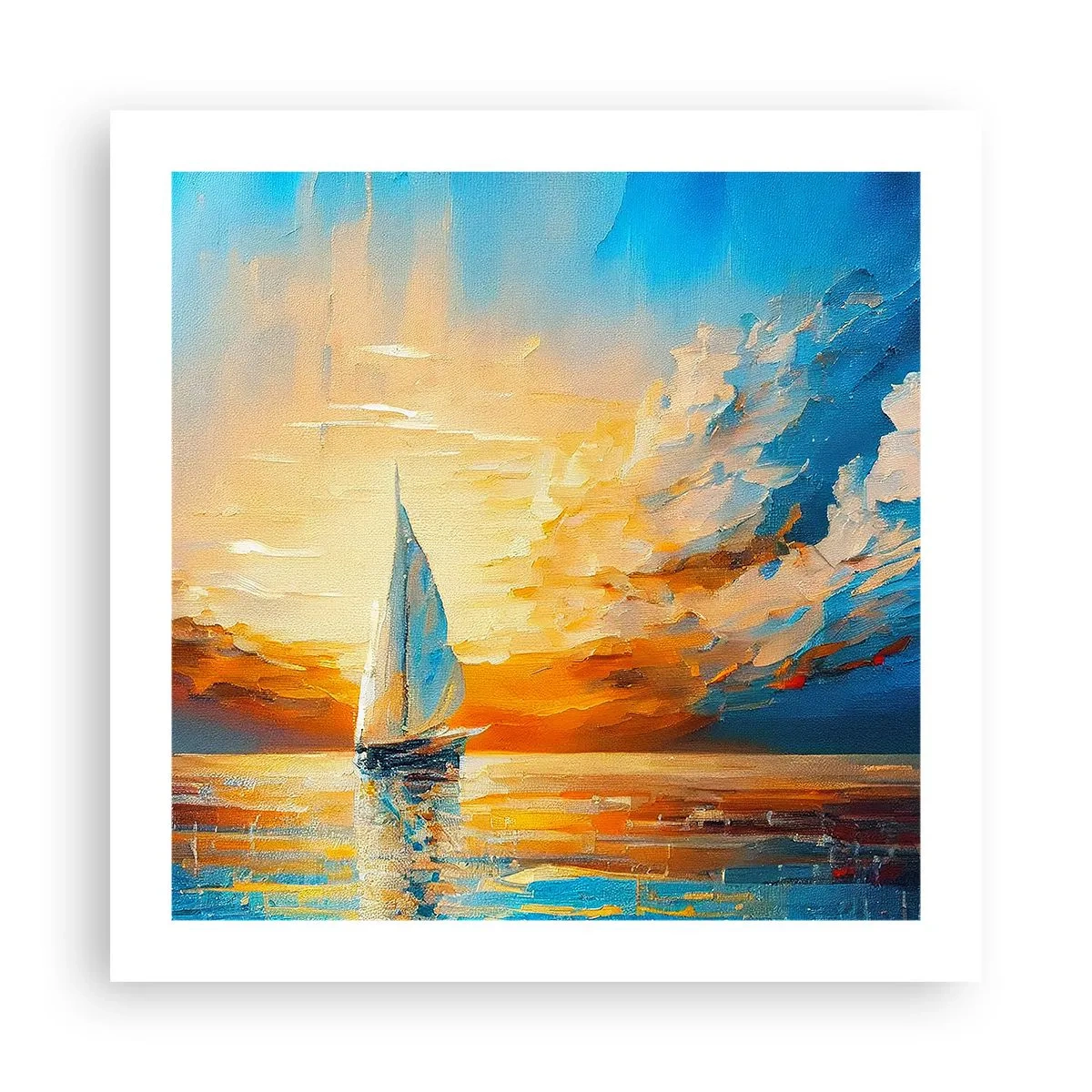 Plagát - Plavba v zlate - 50x50 cm