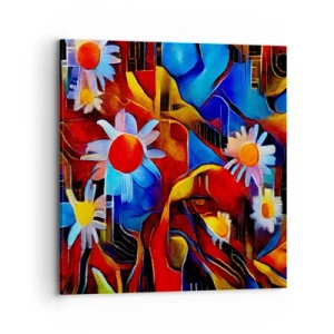 Obraz na plátne - Farby života - 70x70 cm