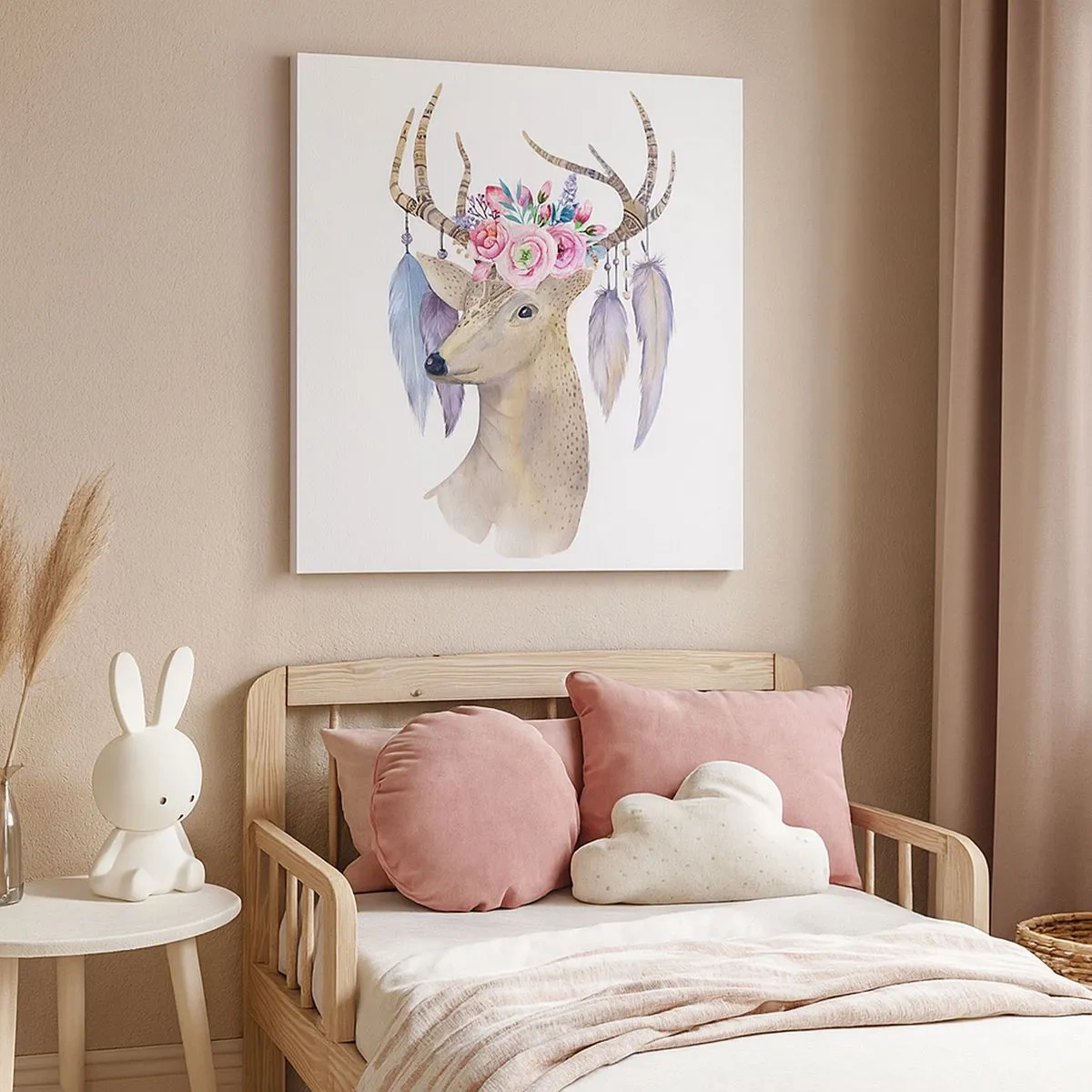 Obraz na plátne - Sprievodca duše - jemný, nevinný - 30x30 cm