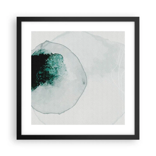 Plagát v čiernom ráme - V kvapke vody - 40x40 cm
