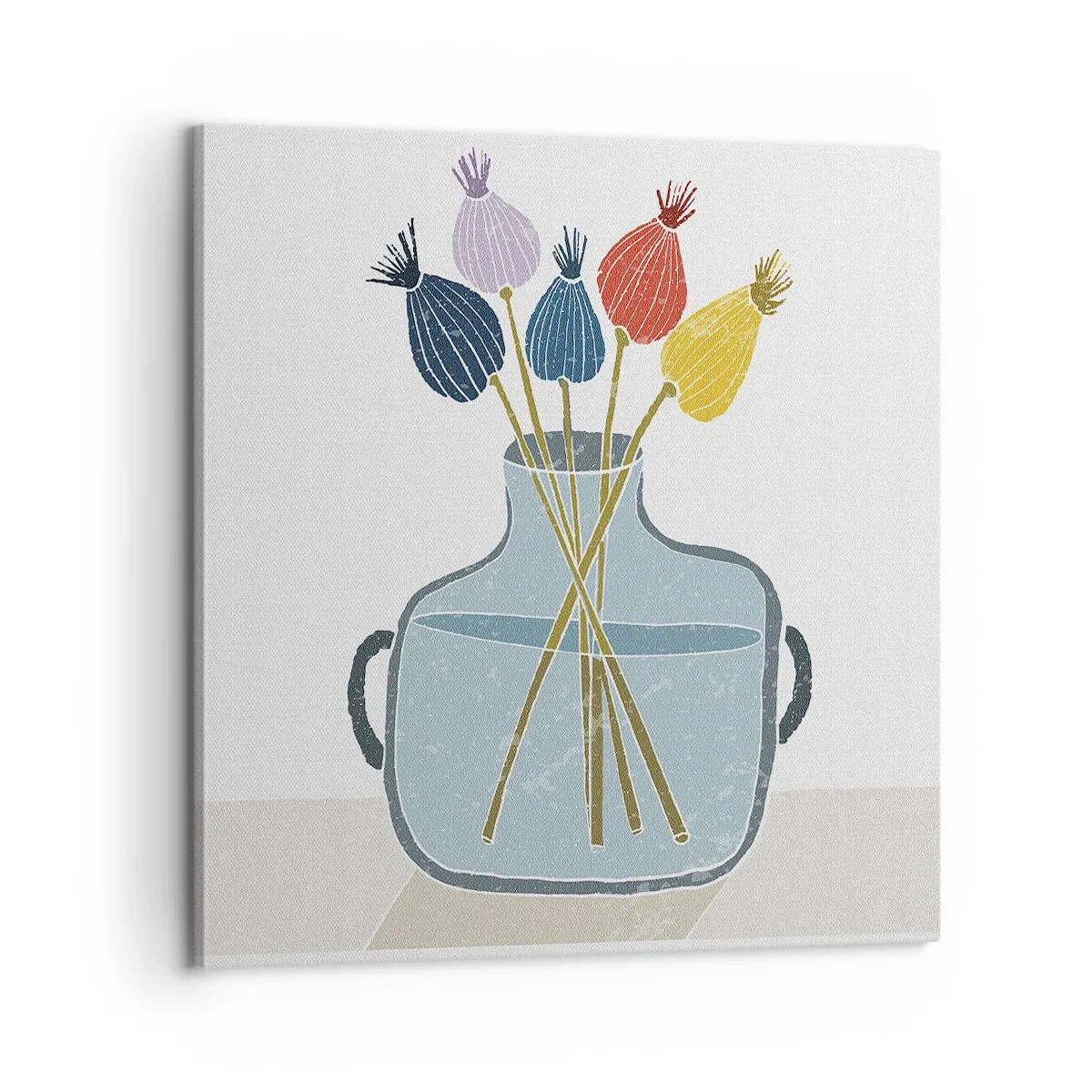 Obraz na plátne - Makové kvety - 60x60 cm