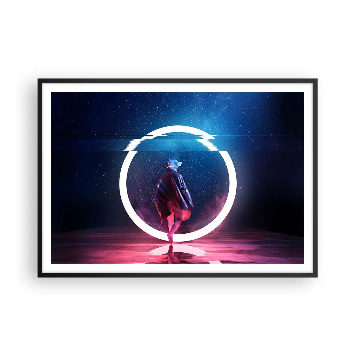 Plagát v čiernom ráme - Medzi svetmi - 100x70 cm