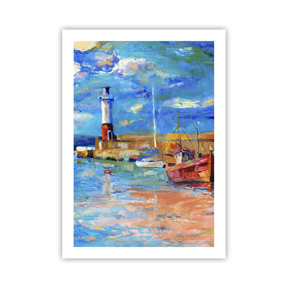 Plagát - Popoludní v dúhovom zálive - 50x70 cm