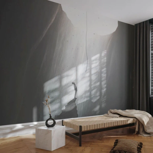 Fototapeta Premium Canvas - Vždy máte na výber - Jaskyňa, Muž, Lezenie - 400x280 cm