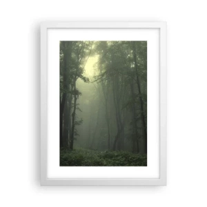 Plagát v bielom ráme - Než sa prebudí - 30x40 cm