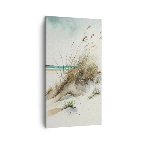 Obraz na plátne - Zahalené v piesku - 45x80 cm