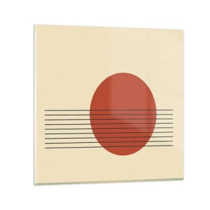 Obraz na skle - Stále dookola - 30x30 cm