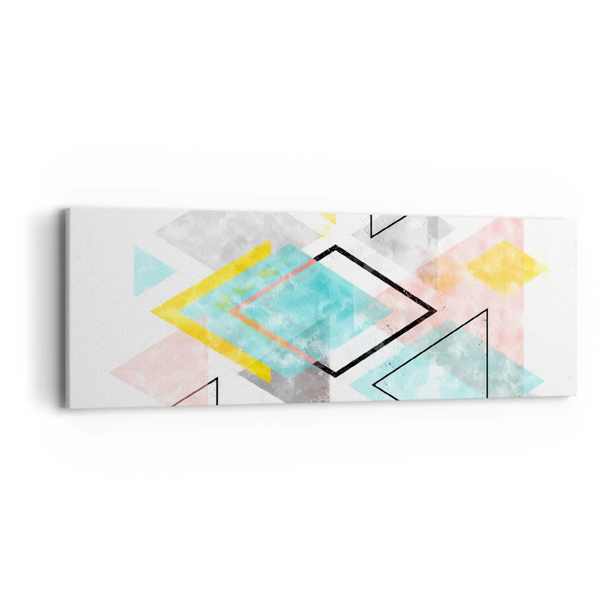 Obraz na plátne - Geometrická hračka - 90x30 cm