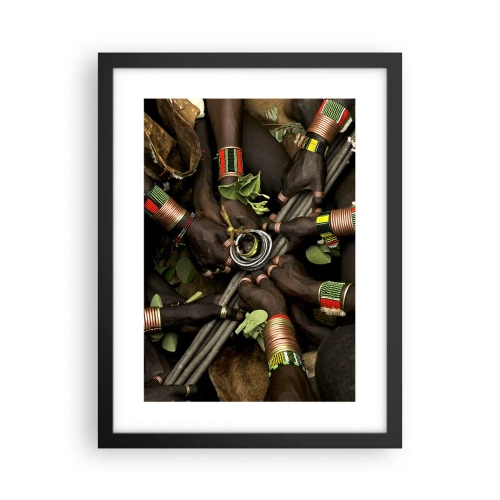 Plagát v čiernom ráme - Sme spolu - 30x40 cm