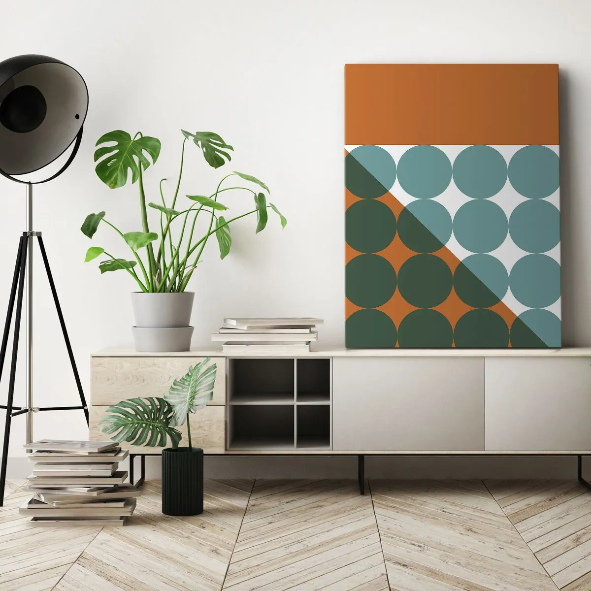 Obraz na plátne - Hore a šikmo - 70x100 cm