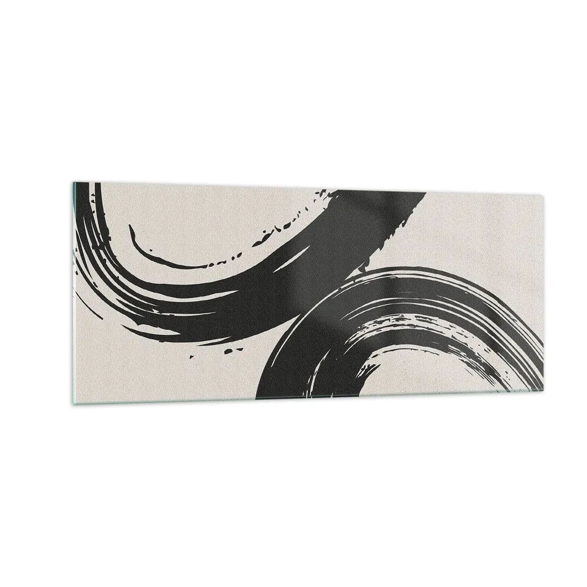 Obraz na skle - S rozmachom a dookola - 100x40 cm