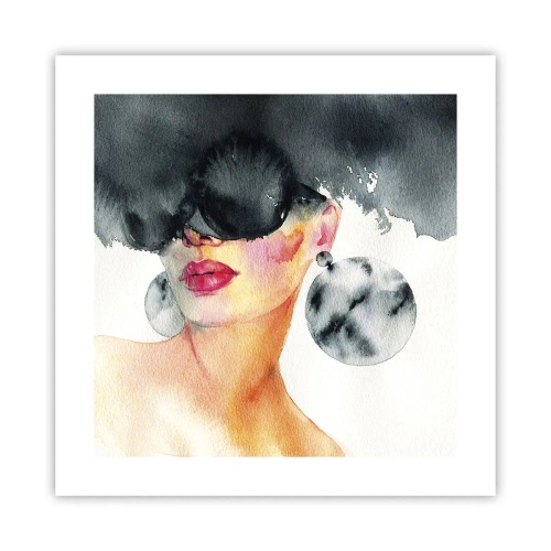 Plagát - Tajomstvo elegancie - 40x40 cm