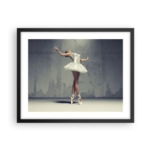 Plagát v čiernom ráme - Ľahko ako vták - 50x40 cm