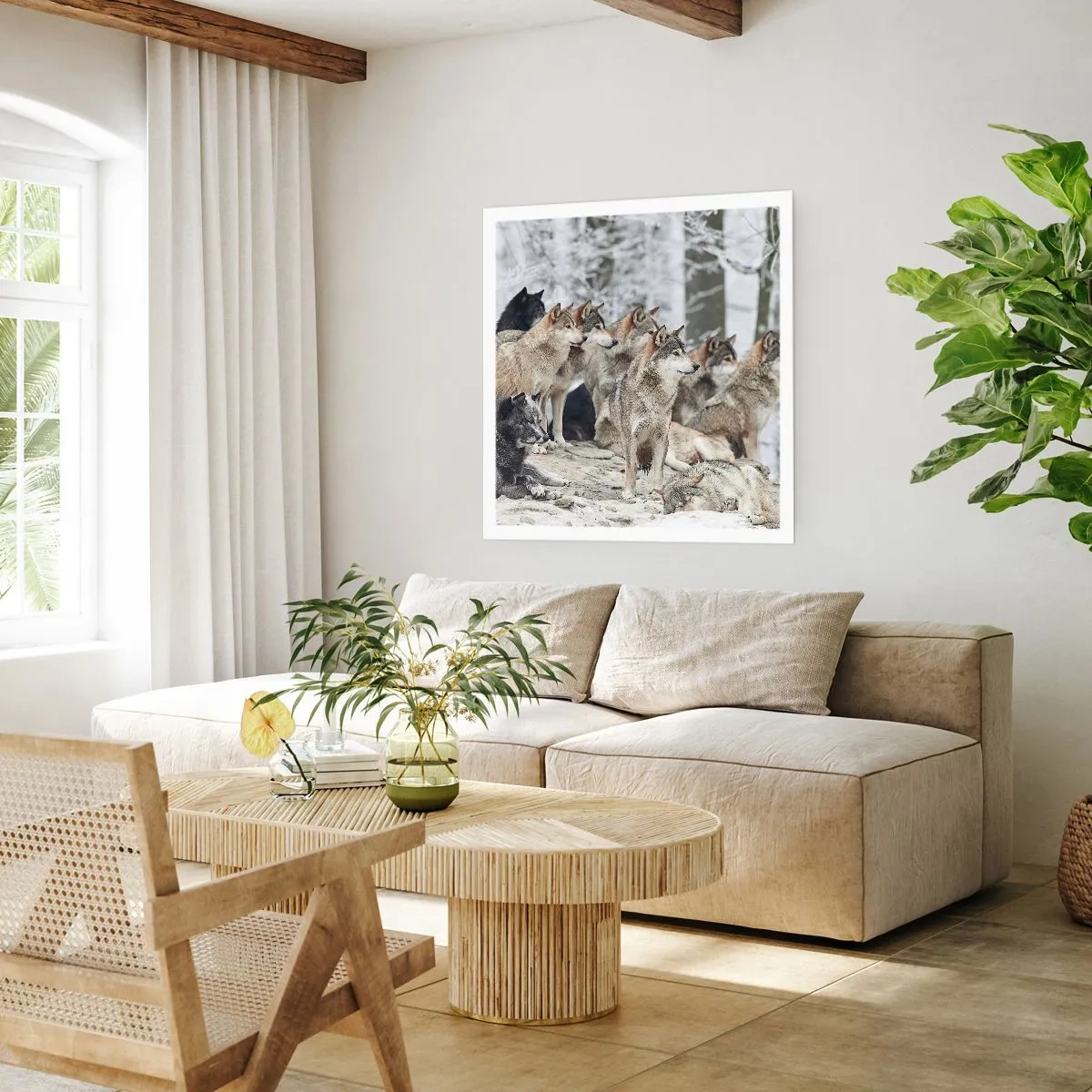 Plagát - Rodina a priatelia - 40x40 cm