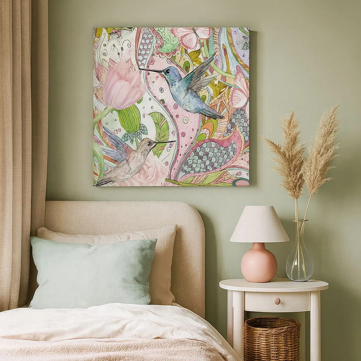 Obraz na plátne - Zamotané do lián - 30x30 cm