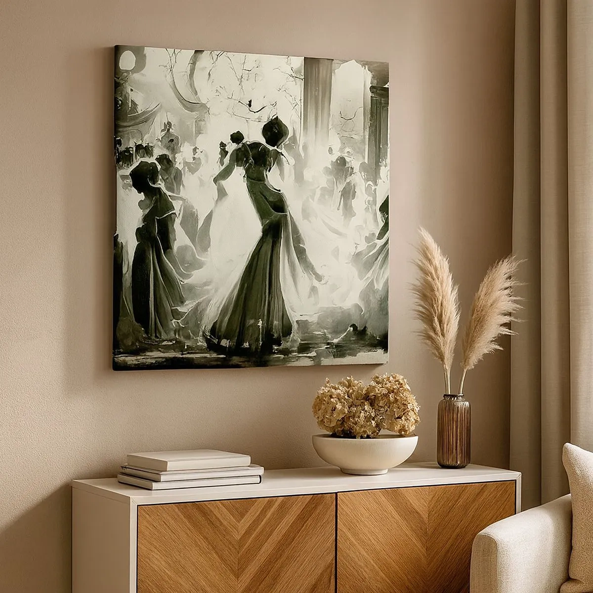 Obraz na plátne - Veľká maškaráda - 30x30 cm