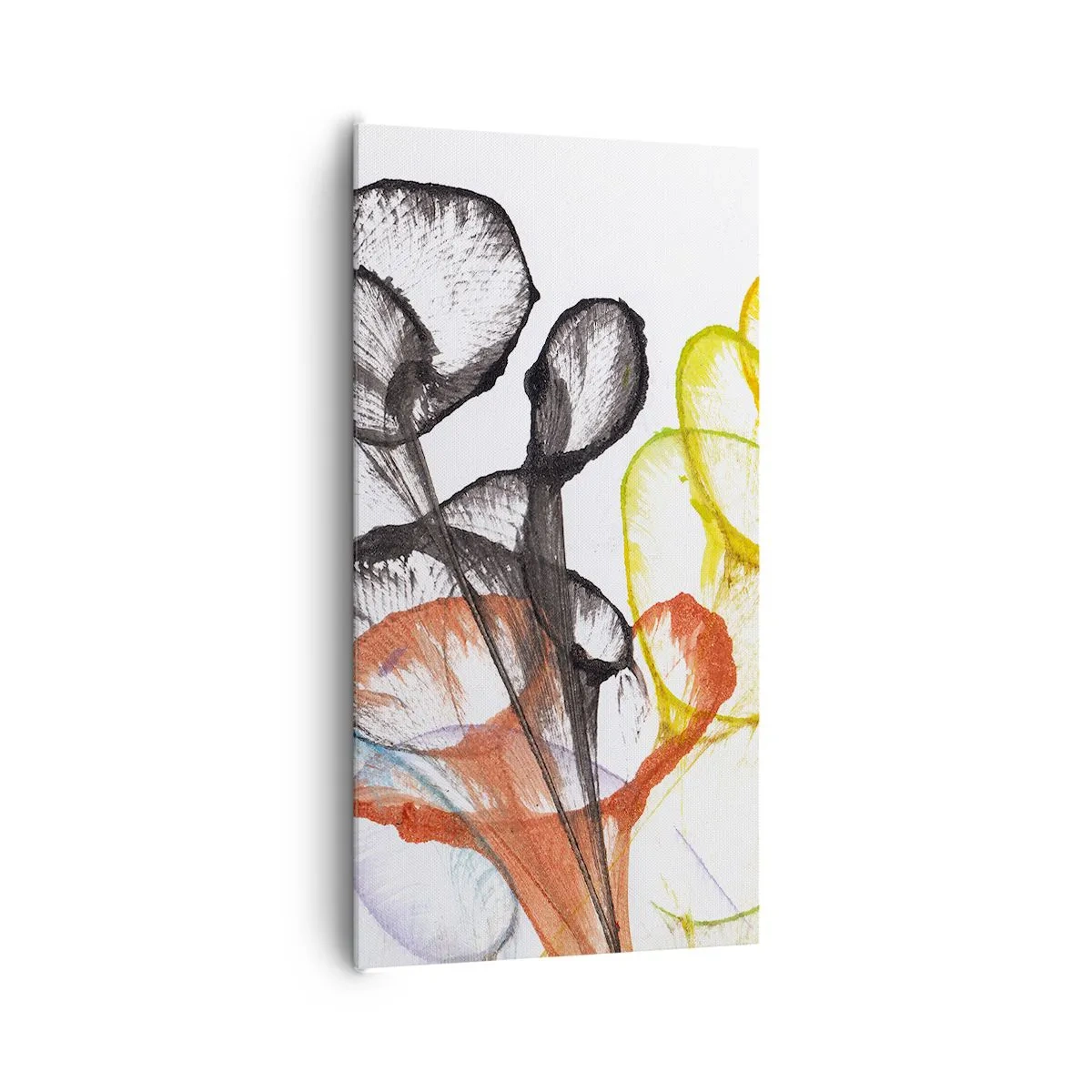 Obraz na plátne - Kvety s dušou - 65x120 cm