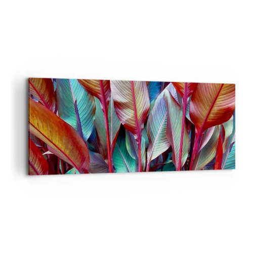 Obraz na plátne - Farebná húština - 120x50 cm