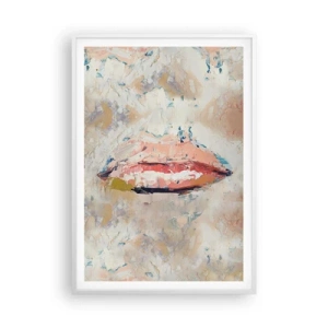 Plagát v bielom ráme - Prebúdza zmysly - 70x100 cm