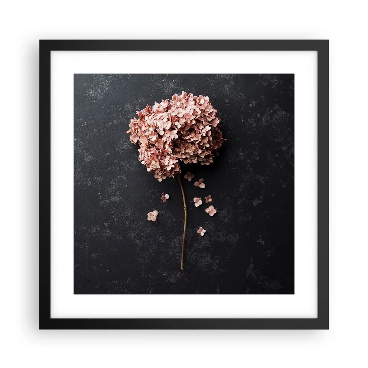 Plagát v čiernom ráme - Skutočne romantické znamenie - 40x40 cm