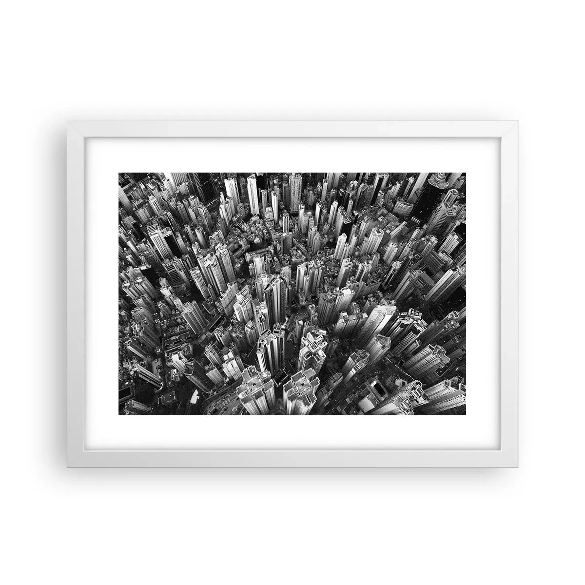 Plagát v bielom ráme - Stále vyššie a vyššie - 40x30 cm