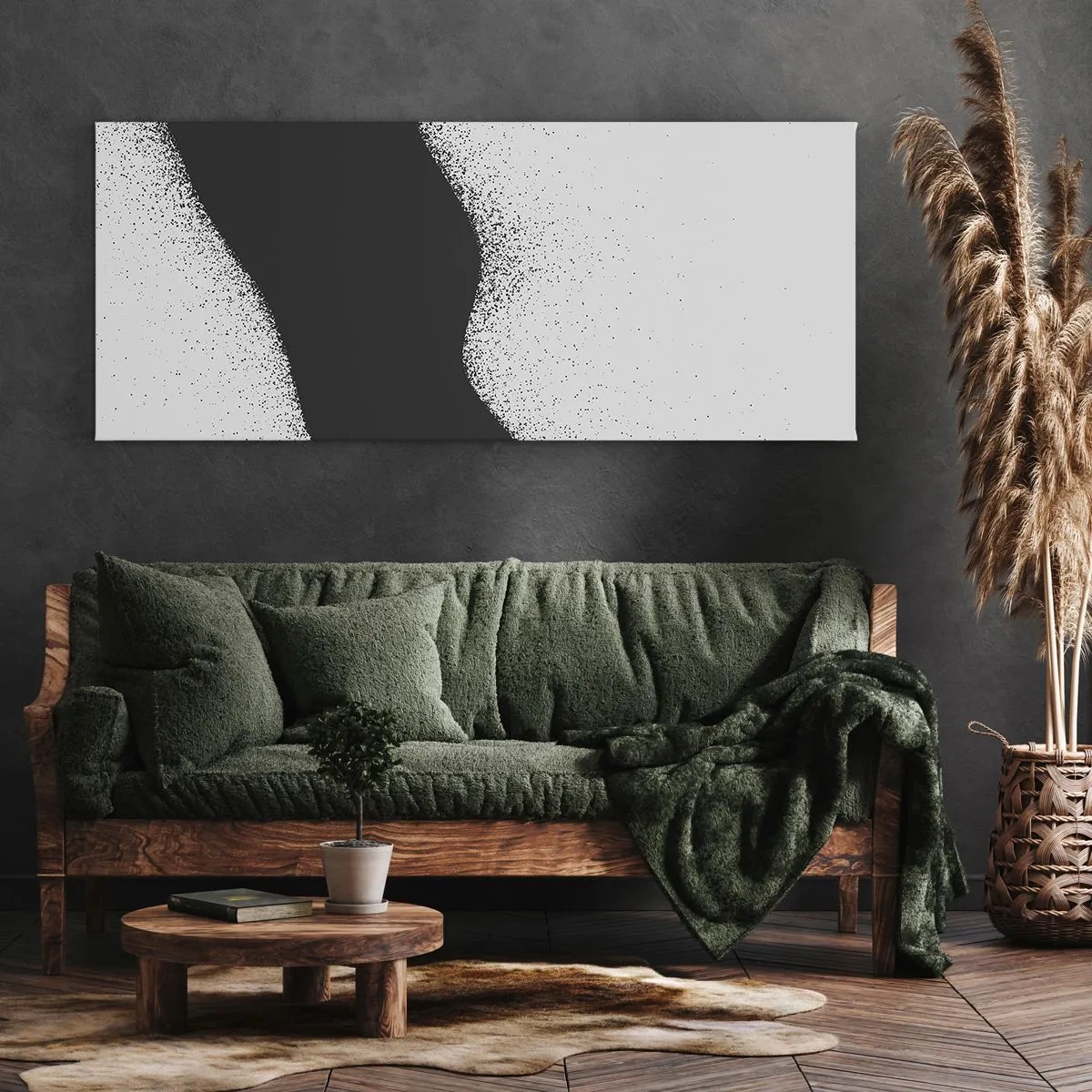 Obraz na plátne - Plynulá rovnováha - 100x40 cm