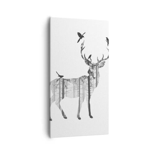 Obraz na plátne - Dobrý duch lesa - 55x100 cm